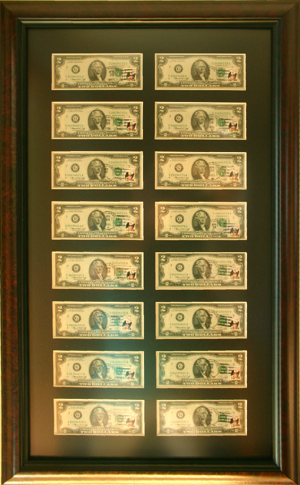 Mounting Old Paper Money The Picture Framers Grumble Img
